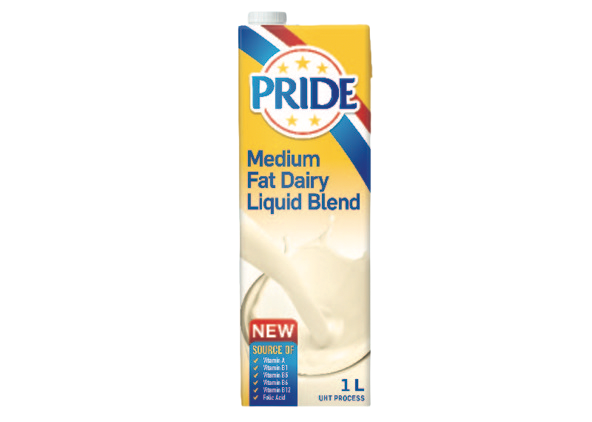 Pride Medium Fat Dairy Liquid Blend 1ltr